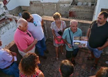 Un momento de la última visita guiada / FOTO: Eulogio García