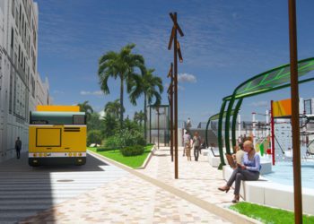 Recreación virtual de la futura Alameda del Río