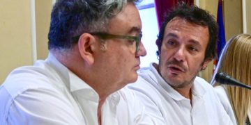 Paco Cano junto al alcalde en rueda de prensa / FOTO: Eulogio García