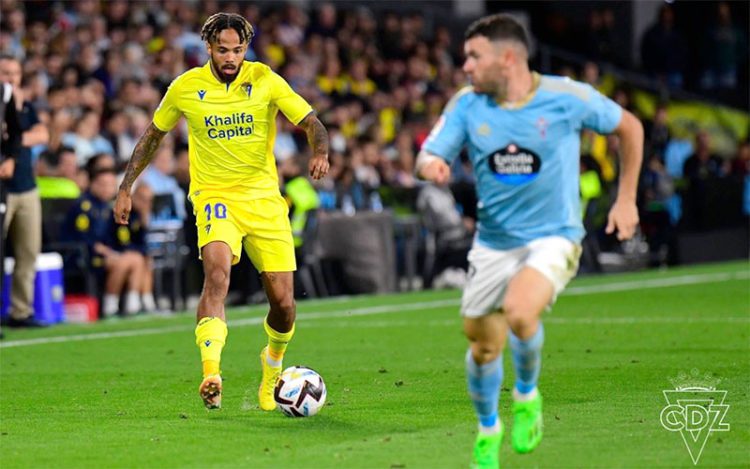 Bongonda salía en la segunda mitad / FOTO: Cádiz CF