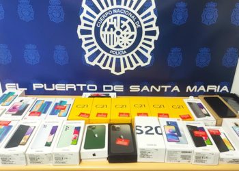 Los móviles recuperados / FOTO: Policía Nacional