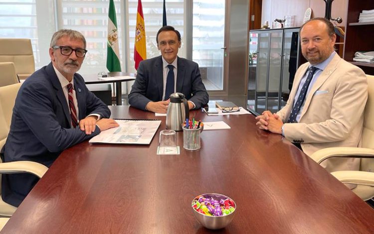 Reunidos en la sede de la consejería, en Sevilla / FOTO: Junta