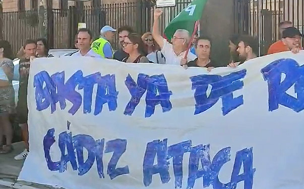 Cádiz también irá a Madrid el 15-O “a salvar lo público”: “no se puede satisfacer al mismo tiempo a los parásitos y al pueblo trabajador”