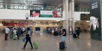Zona de mostradores del aeropuerto jerezano / FOTO: DBC