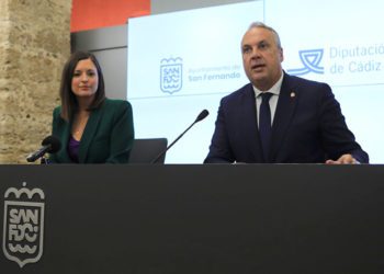 Rueda de prensa tras la reunión en Alcaldía / FOTO: Diputación