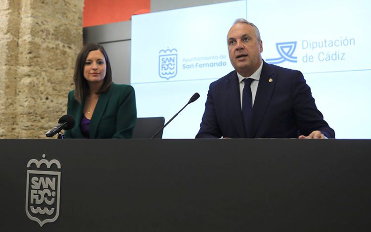 Rueda de prensa tras la reunión en Alcaldía / FOTO: Diputación