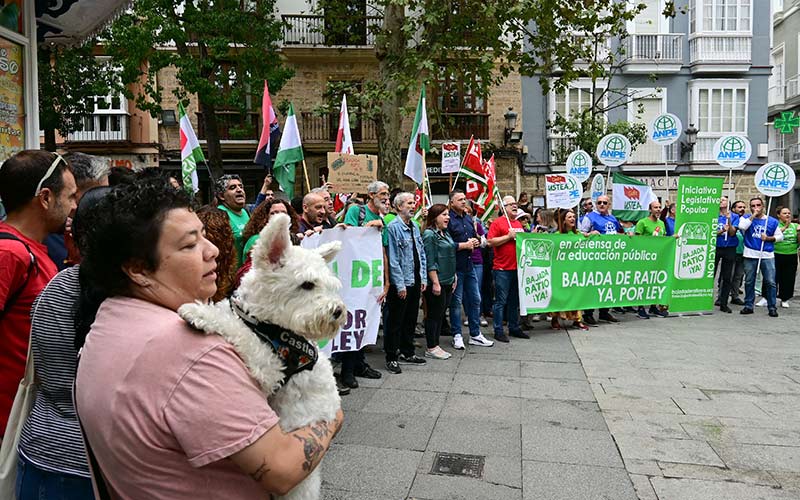 Desde Cádiz también se ‘presiona’ exigiendo la aprobación de la ILP para la bajada de ratios escolares