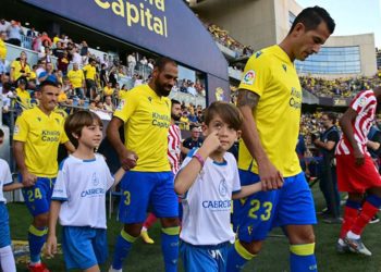 Prolegómenos del último partido en casa / FOTO: Eulogio García