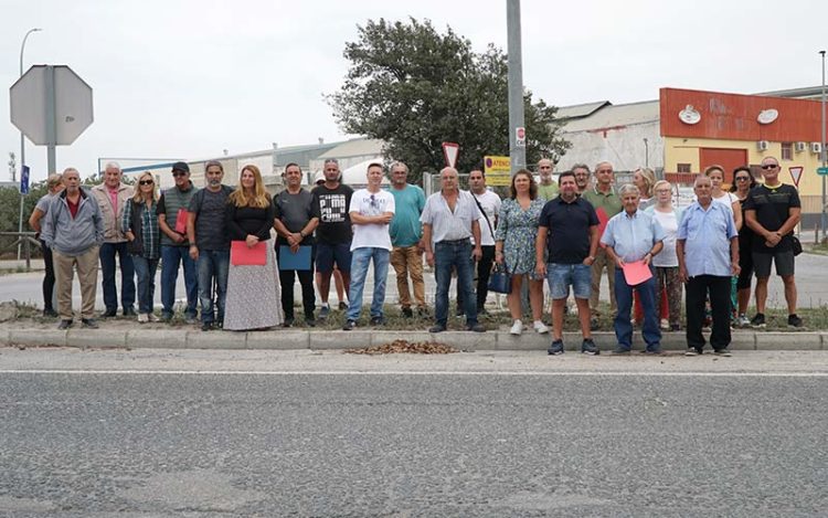 Protesta a pie de carretera / FOTO: cedida