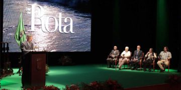 Un momento del discurso del alcalde en la gala / FOTO: Ayto.