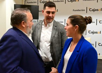 Garrido López, Antonio Caro y Marta Barra, tres de los personajes navideños / FOTO: Eulogio García