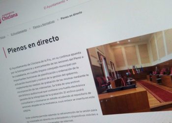 Pantallazo a una de las secciones de la web