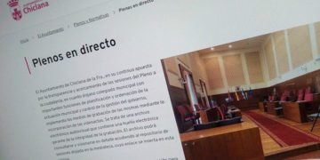 Pantallazo a una de las secciones de la web
