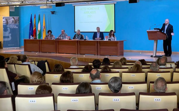 Un momento del acto en Filosofía y Letras / FOTO: Junta