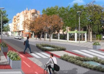 Recreación virtual de un tramo de la futura avenida / FOTO: Ayto.