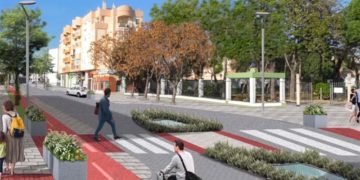 Recreación virtual de un tramo de la futura avenida / FOTO: Ayto.