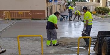 Actuando en la zona de María Auxiliadora / FOTO: Ayto.