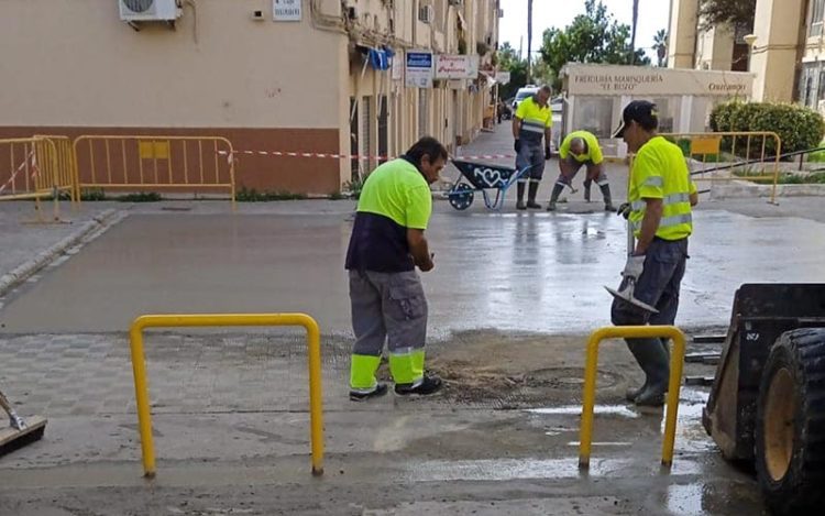 Actuando en la zona de María Auxiliadora / FOTO: Ayto.