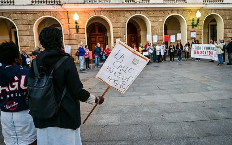 Una pasada concentración en San Juan de Dios / FOTO: Eulogio García