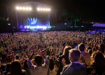 Raphael , triunfando en el concierto de 2021 / FOTO: CMF
