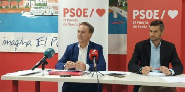 De la Encina y González en rueda de prensa / FOTO: PSOE