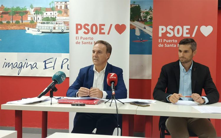 De la Encina y González en rueda de prensa / FOTO: PSOE