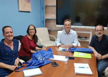 Un momento de la reunión en la sede de la Mancomunidad / FOTO: Pacma