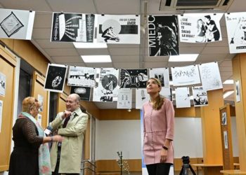 Detalle de la muestra tras la inauguración / FOTO: Eulogio García