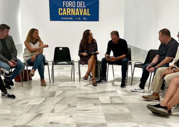 Los presidentes del jurado (a la izquierda) en el último Foro celebrado / FOTO: Ayto.