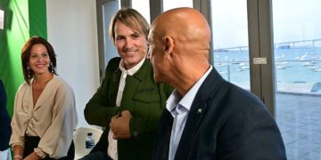 Ismael junto a la flamante portavoz del partido en un reciente acto / FOTO: Eulogio García