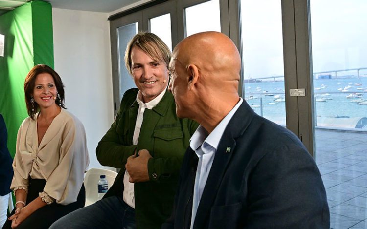 Ismael junto a la flamante portavoz del partido en un reciente acto / FOTO: Eulogio García