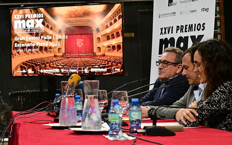 La gala de los Premios Max 2023 ‘bajará’ a Cádiz