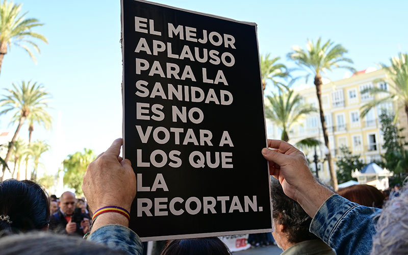 Cádiz también se moviliza por la sanidad pública este 26-N: “cuando no la tengamos, nuestra salud dependerá de una cuenta corriente”