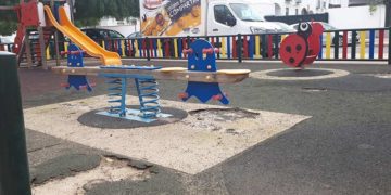 Uno de los parques con el suelo muy perjudicado / FOTO: Equo