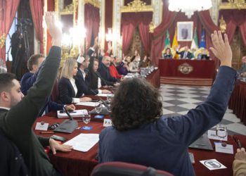 Diputados votando a favor / FOTO: Diputación