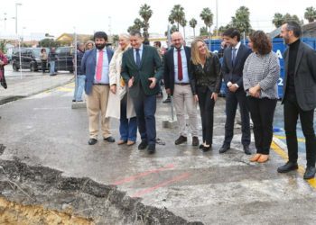 Uno de los posados en el inicio de los trabajos / FOTO: Junta
