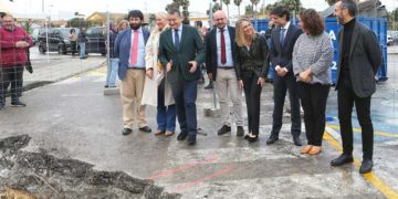 Uno de los posados en el inicio de los trabajos / FOTO: Junta