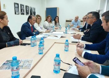 Un momento de la reunión