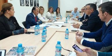 Un momento de la reunión