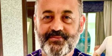 El pregonero, en la foto facilitada por el Ayuntamiento