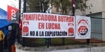 Tres semanas ya de acampada en Pelagatos / FOTO: CGT