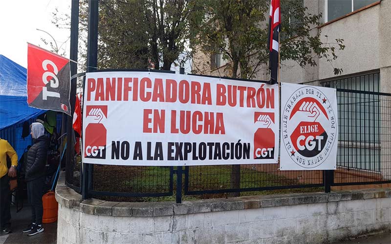 La huelga en Panificadora Butrón cumple tres semanas: la empresa se niega a readmitir a los dos despedidos porque “no quiere sindicados”