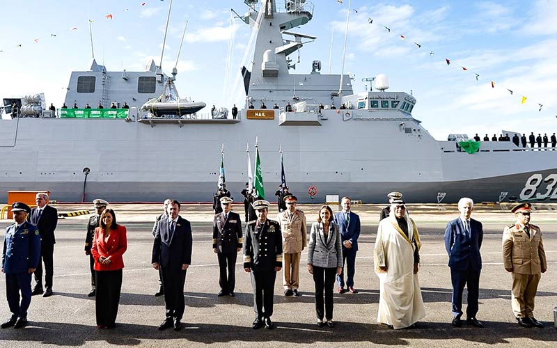 Navantia entrega con orgullo la tercera corbeta construida en San Fernando a la Marina Saudí