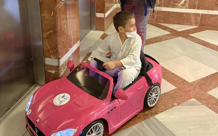 Uno de los pequeños ingresados / FOTO: Junta