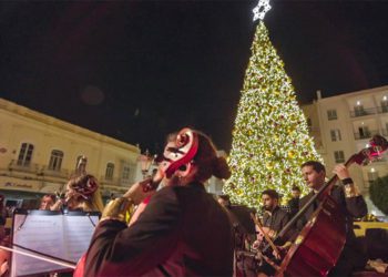 Fiesta alrededor del encendido del alumbrado / FOTO: Ayto.