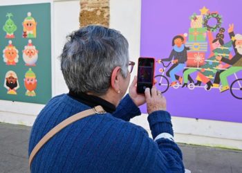 Inmortalizando la muestra temporal / FOTO: Eulogio García