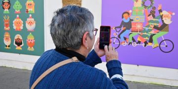 Inmortalizando la muestra temporal / FOTO: Eulogio García