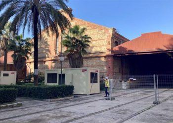 Ya se ven vallas y algunos obreros en la zona / FOTO: Ayto.