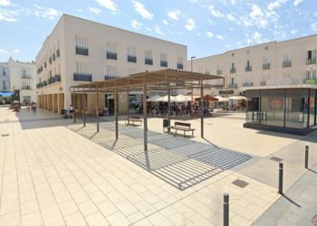 Detalle de la plaza de las Bodegas