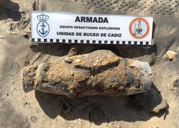 Uno de los artefactos neutralizados / FOTO: Armada